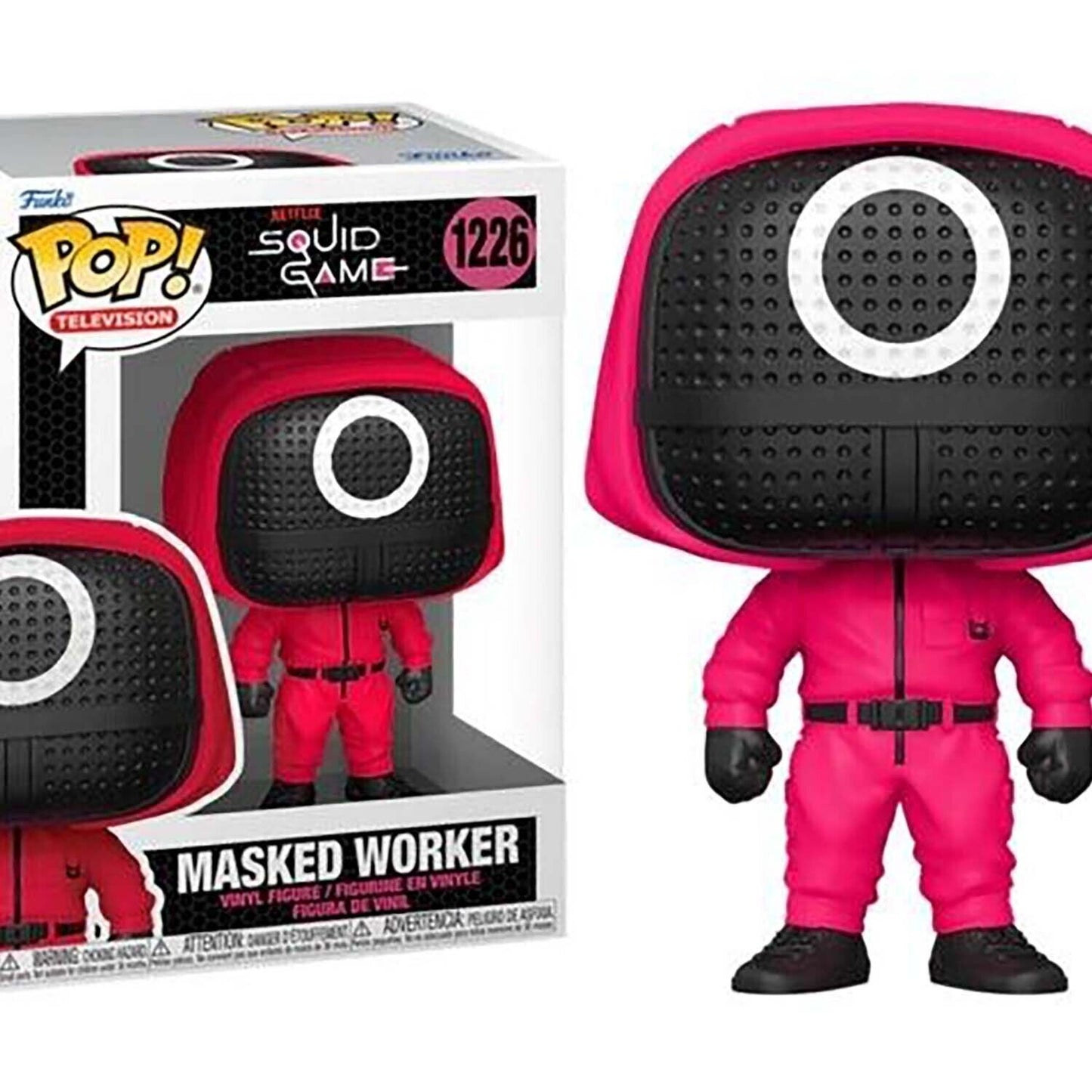 Funko Pop! Television Squid Game #1226 Masked Worker Vinyl Figure