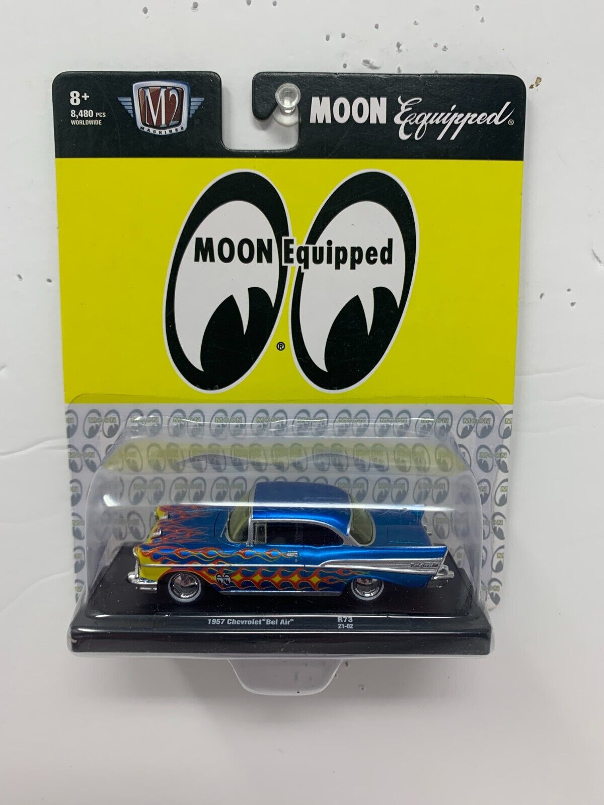 M2 Machines Moon Equipped 1957 Chevrolet Bel Air R73 1:64 Diecast