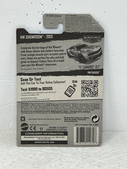Hot Wheels HW Showroom '12 Camaro ZL1 Zamac 1:64 Diecast