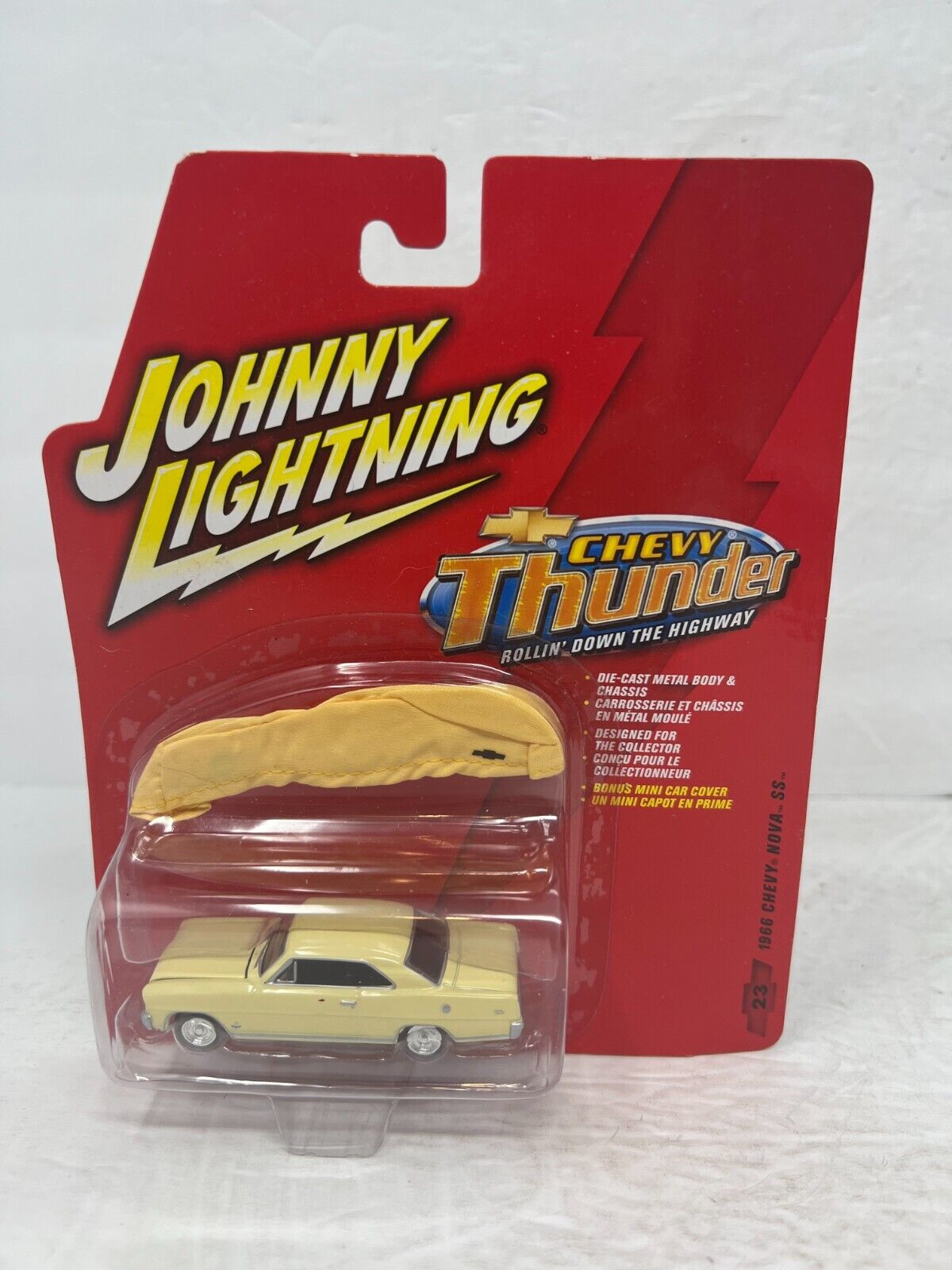 Johnny Lightning Chevy Thunder 1966 Chevy Nova SS 1:64 Diecast