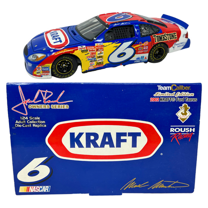 Team Caliber Owners Nascar #6 Mark Martin Kraft 2002 Ford Taurus 1:24 Diecast