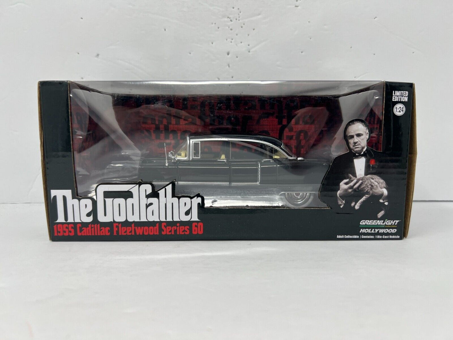 Greenlight Hollywood The Godfather 1955 Cadillac Fleetwood 1:24 Diecast