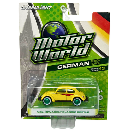 Greenlight Motor World Volkswagen Classic Beetle GREEN MACHINE 1:64 Diecast