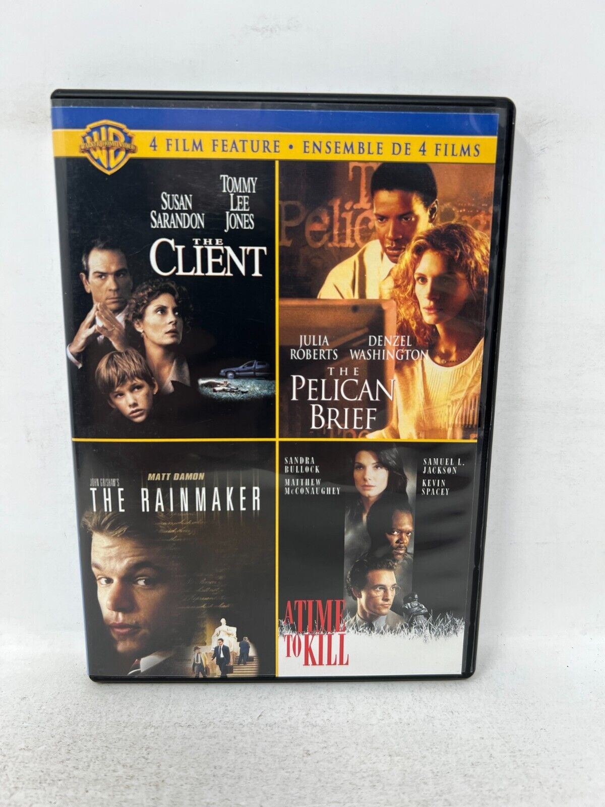 Time To Kill / The Pelican Brief / The Client / The Rainmaker (DVD, 2013) Drama