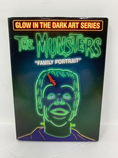 The Munsters Family Portrait (DVD, 2018) Glow in the Dark Comedy Good Condition!