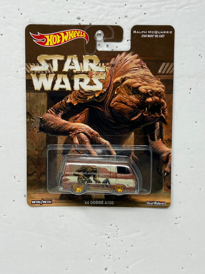 Hot Wheels Star Wars Ralph McQuarrie '66 Dodge A100 Real Riders 1:64 Diecast