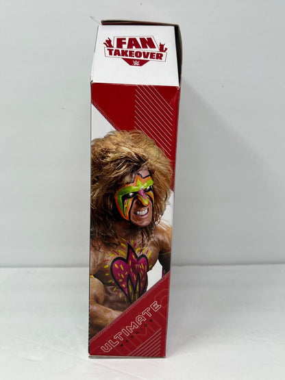 WWE Ultimate Warrior Ultimate Edition Fan Takeover Action Figure W/ Belts Mattel Toys