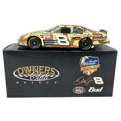 Nascar #8 Budweiser Dale Earnhardt Jr. American Heroes Memorial Day 1:24 Diecast