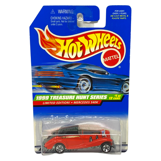 Hot Wheels 1999 Treasure Hunt Series Mercedes 540K 1:64 Diecast