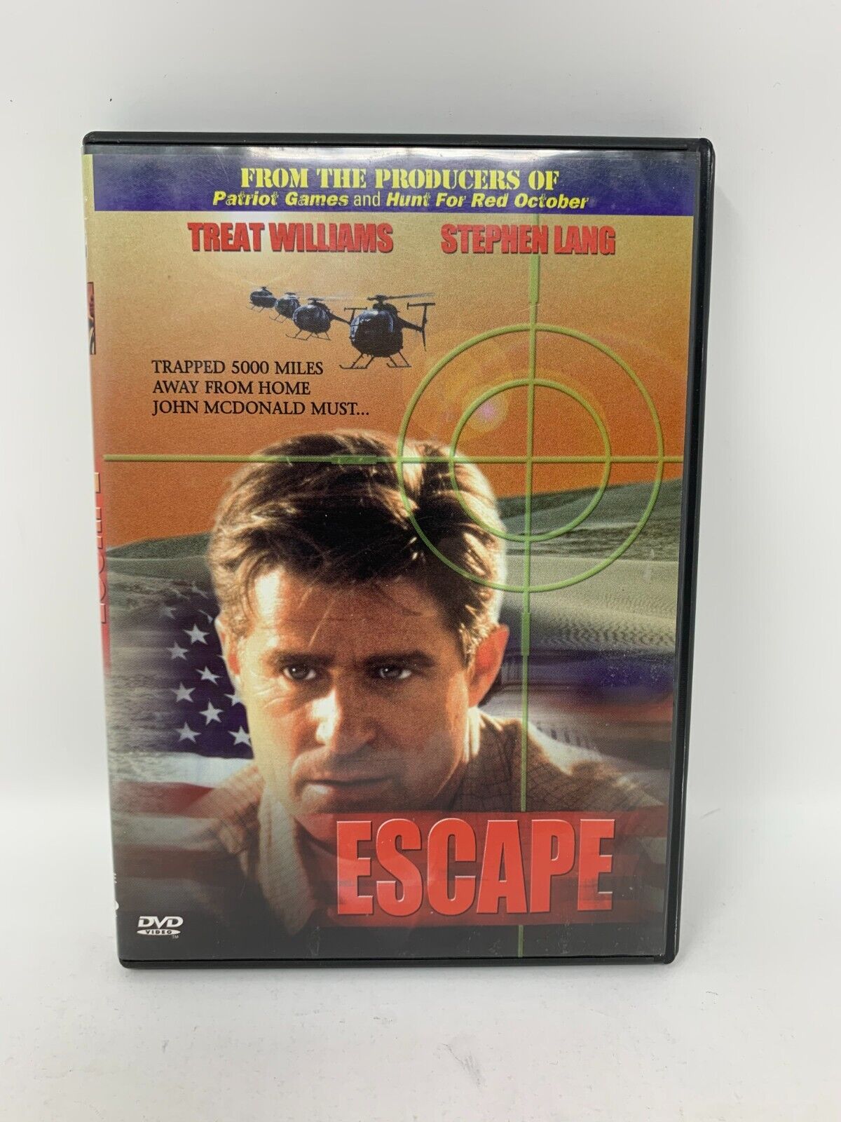 Escape (DVD, 1997) Treat Williams Stephen Lang Action Movie RARE HTF