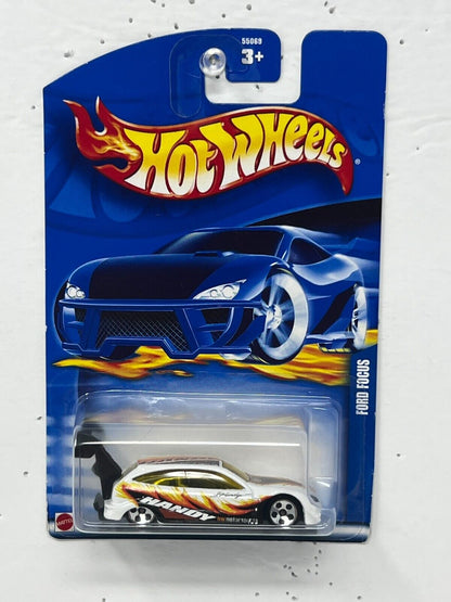 Hot Wheels Ford Focus 2002 No. 184 JDM 1:64 Diecast White