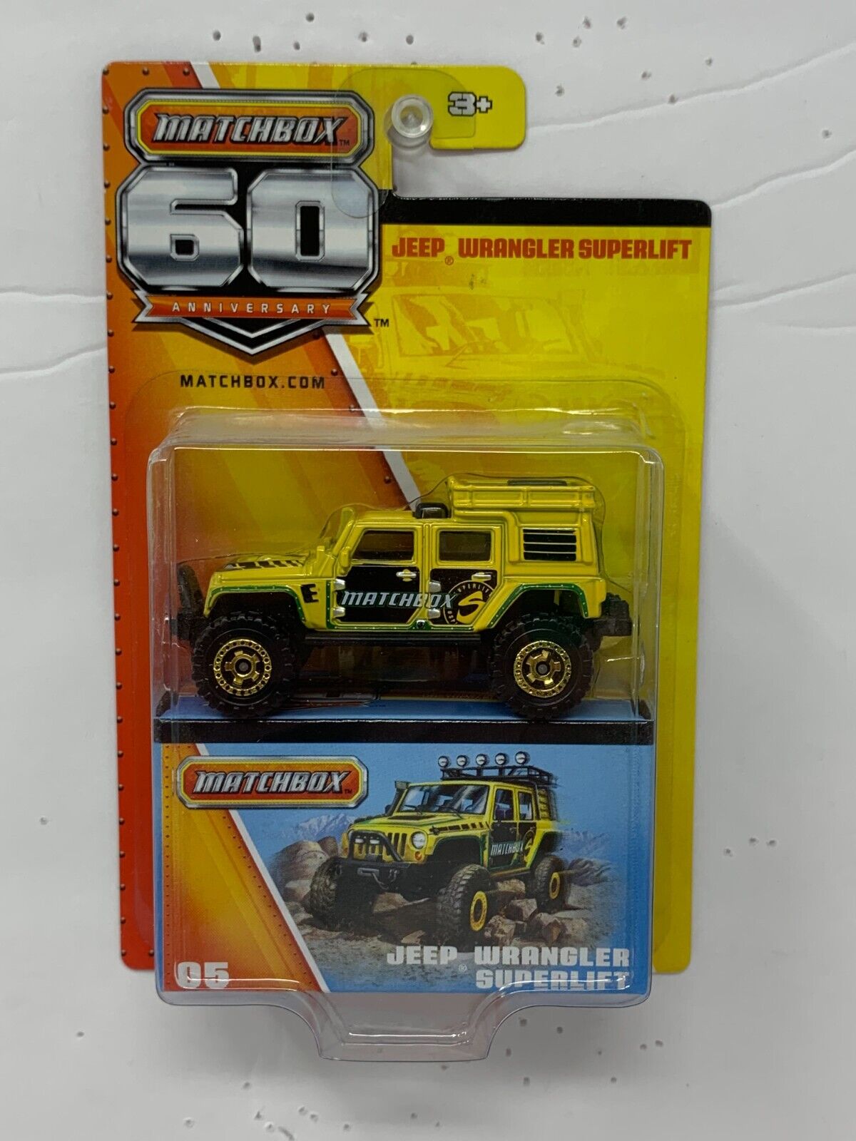 Matchbox 60th Anniversary Jeep Wrangler Superlift 1:64 Diecast