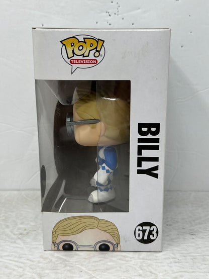 Funko Pop! Television Power Rangers #673 Billy Blue Ranger Vinyl Figure Vaulted