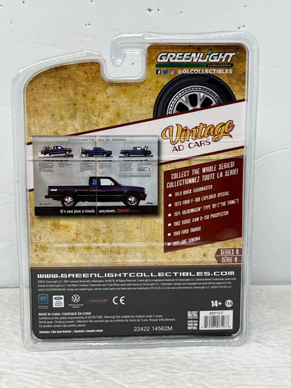 Greenlight Vintage Ad Cars 1991 GMC Sonoma 1:64 Diecast