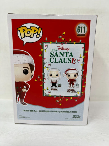 Funko Pop! Disney The Santa Clause #611 Santa with Lights Vinyl Figure Vaulted