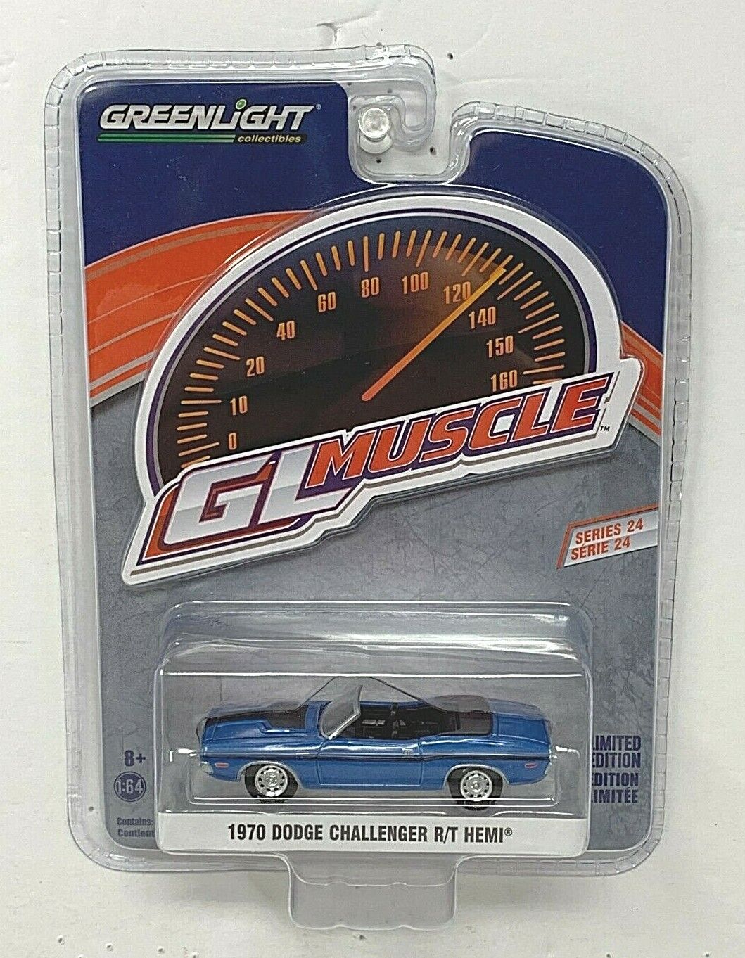 Greenlight GL Muscle Series 24 1970 Dodge Challenger RT Hemi 1:64 Diecast