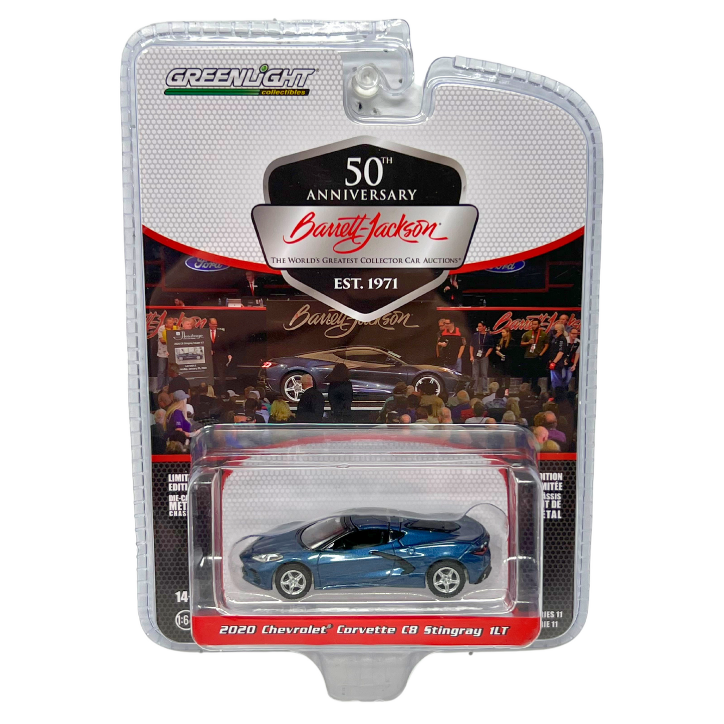 Greenlight Barrett-Jackson 2020 Chevrolet Corvette C8 Stingray 1LT 1:64 Diecast