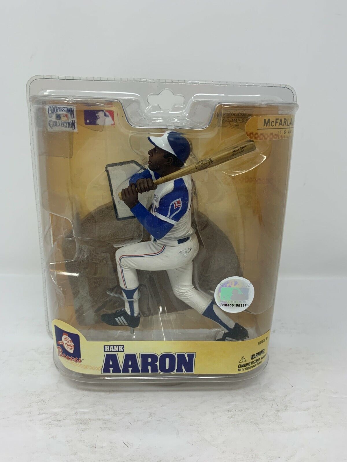 McFarlane MLB Cooperstown Collection Series 5 Hank Aaron Atlanta Braves White