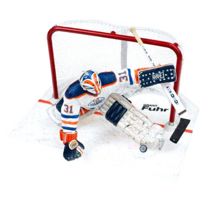 McFarlane NHL Grant Fuhr Edmonton Oilers White Jersey Legends Series 2 Figure