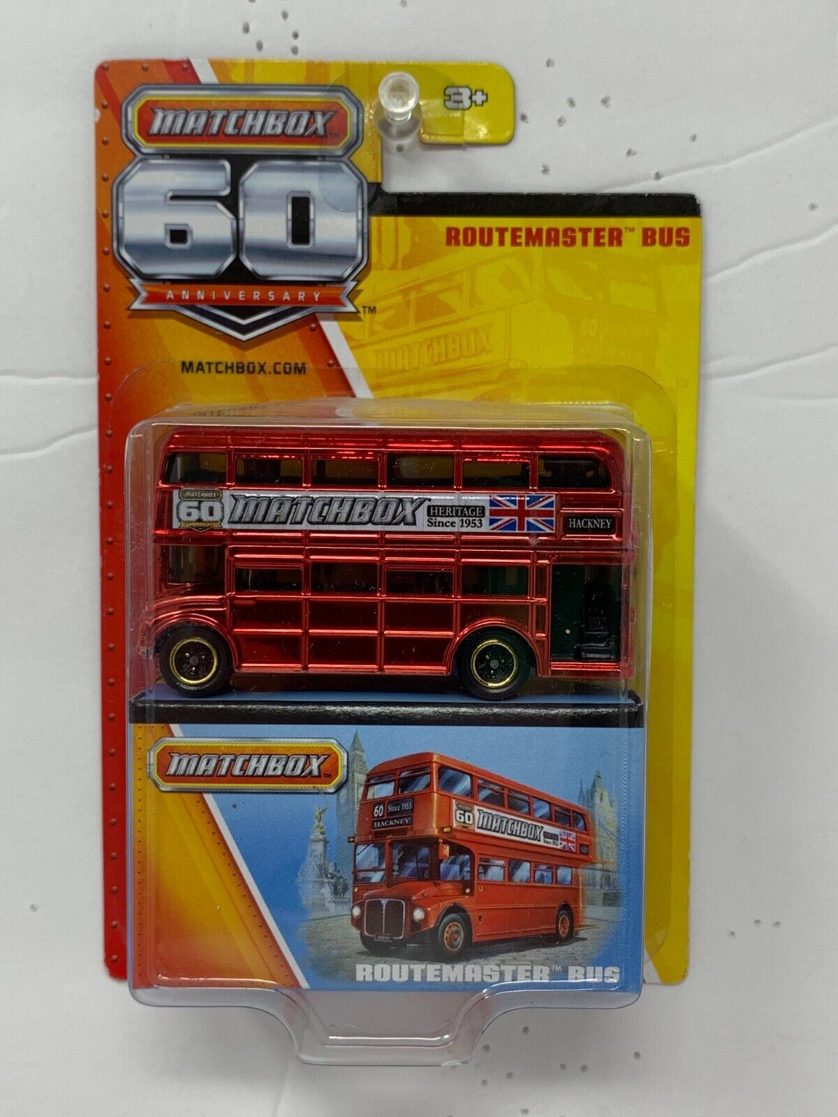 Matchbox 60th Anniversary Routemaster Bus 1:64 Diecast CHASE