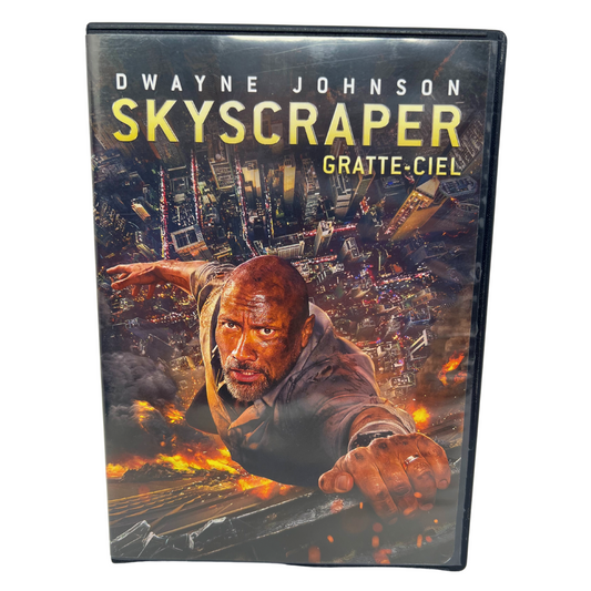 Skyscraper (DVD, 2018) Action Dwayne "The Rock" Johnson Good Condition!!!