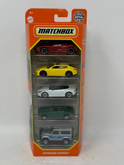 Matchbox 2020 Autobahn Express 5-Pack 1:64 Diecast