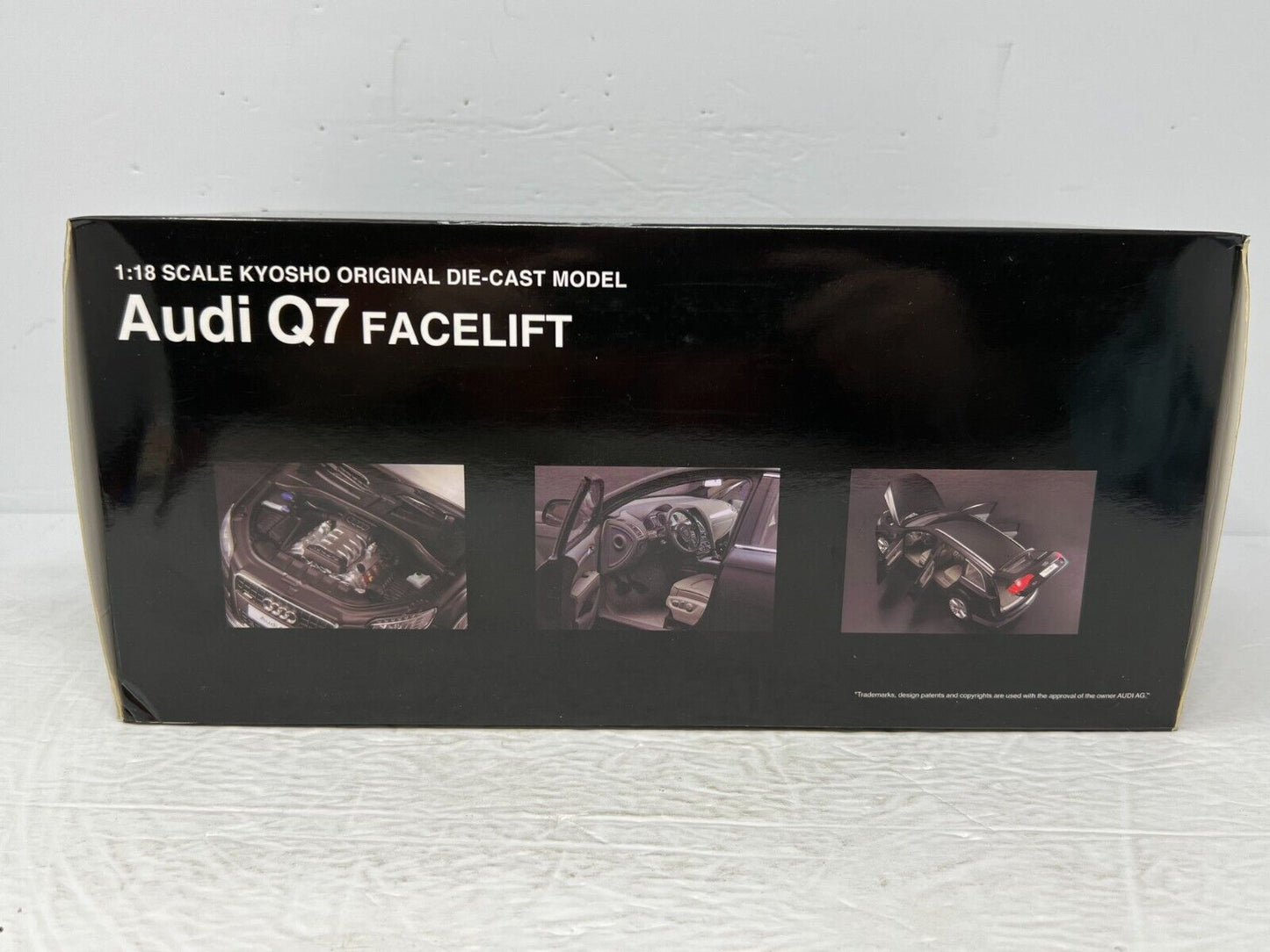 Kyosho Audi Q7 Facelift Night Black 1:18 Diecast