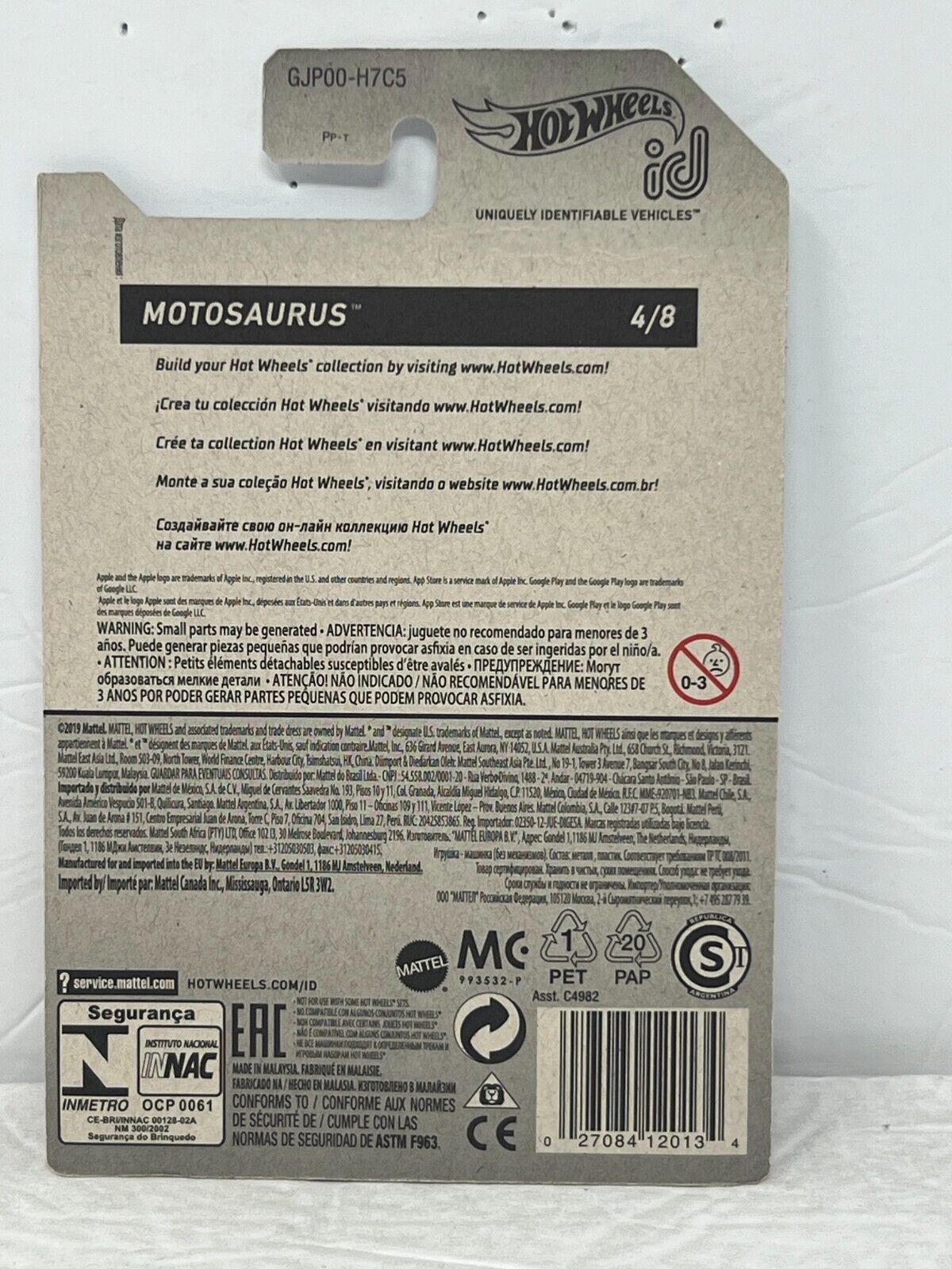 Hot Wheels id Motosaurus 1:64 Diecast