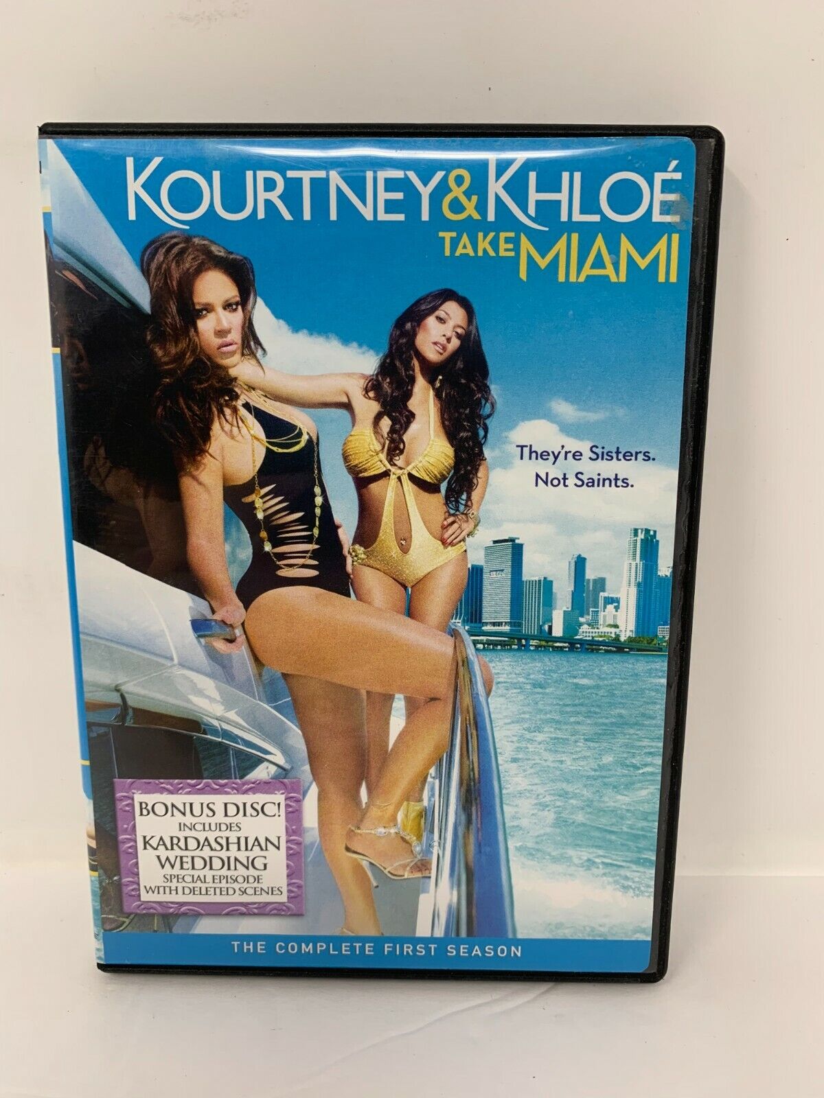 Kourtney & Khloe Take Miami Season 1 (DVD, 2009) TV Series Boxset Good Shape!!!