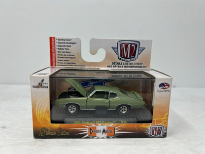 M2 Machines Detroit Muscle 1969 Pontiac GTO Judge R34 1:64 Diecast