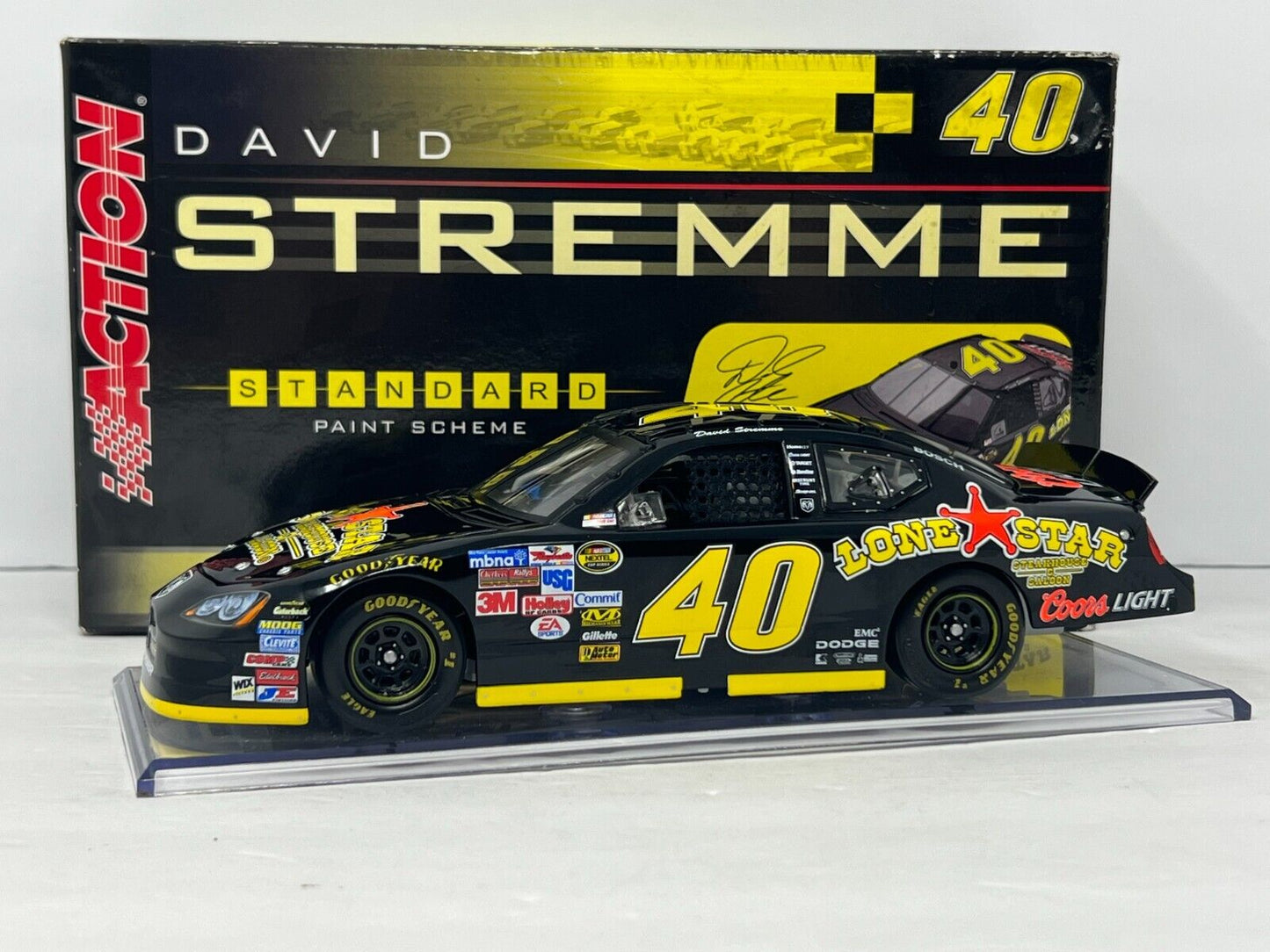 Action Nascar #40 David Stremme Lone Star Steakhouse 2006 Charger 1:24 Diecast