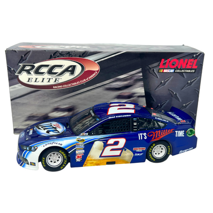 Lionel RCCA Elite Nascar #2 Brad Keselowski Miller Lite 2013 Fusion 1:24 Diecast