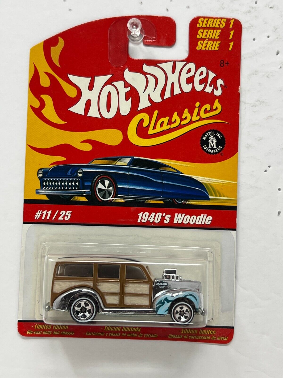 Hot Wheels Classics Series 1 1940's Woodie 1:64 Diecast