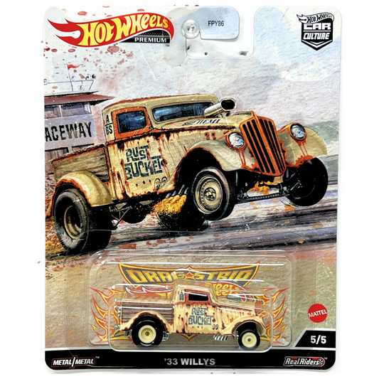 Hot Wheels Premium Drag Strip Demons '33 Willys 1:64 Diecast