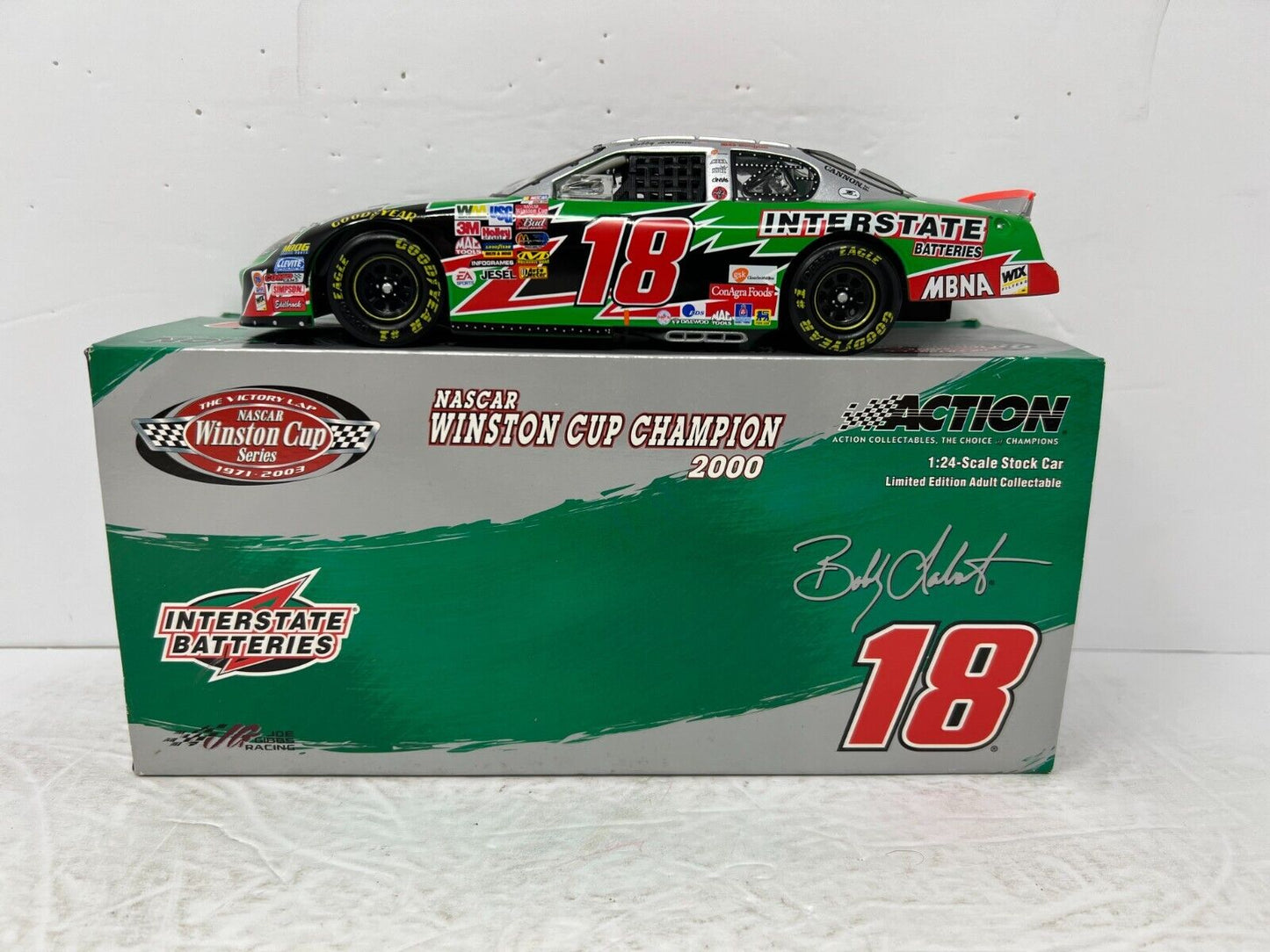 Action Nascar #18 Bobby Labonte Interstate Victory Lap GM Dealers 1:24 Diecast