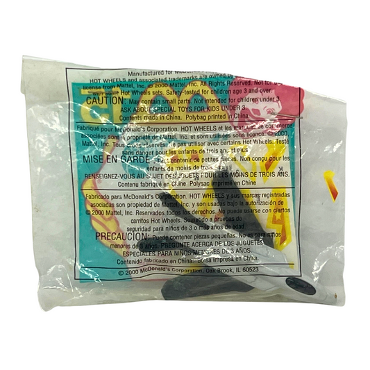McDonalds Happy Meal Hot Wheels Airplane Vehicle w/ Stickers 1:64 Diecast