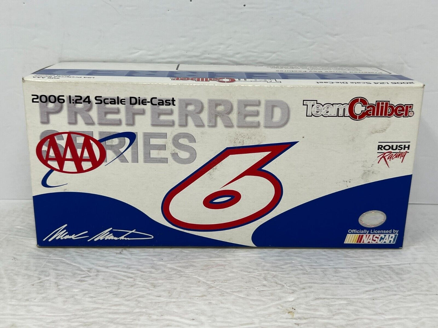 Team Caliber Preferred Nascar #6 Mark Martin AAA 2006 Ford Fusion 1:24 Diecast