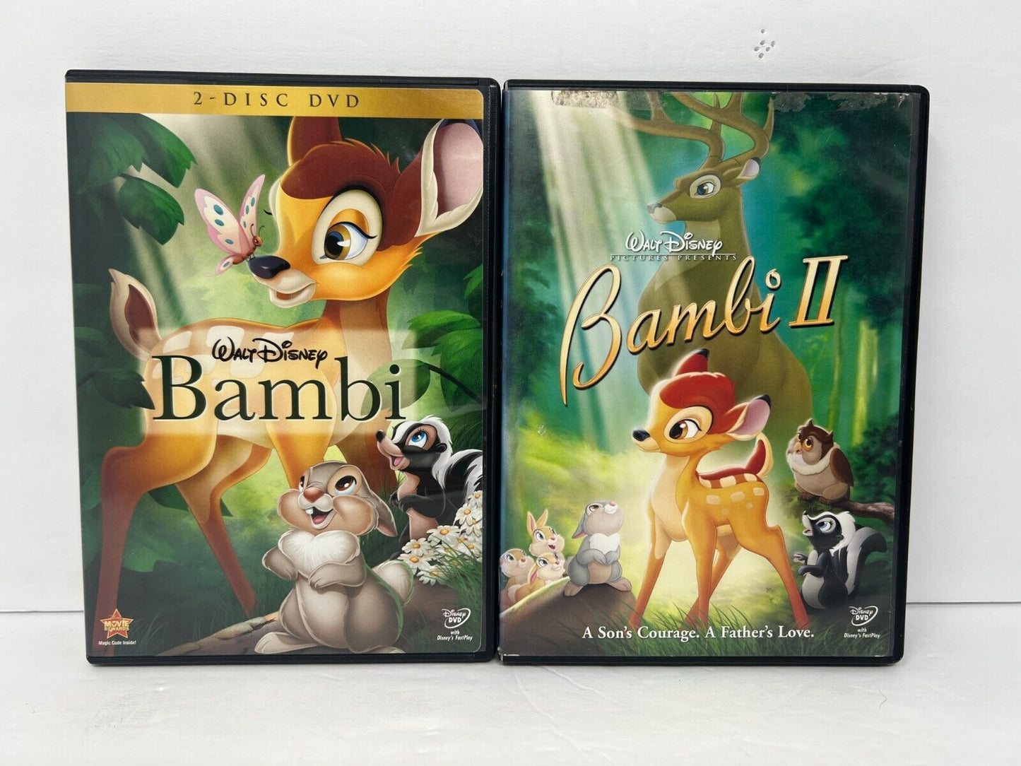 Disney Bambi 1 & 2 (DVD) Collection Lot Good Condition!!!