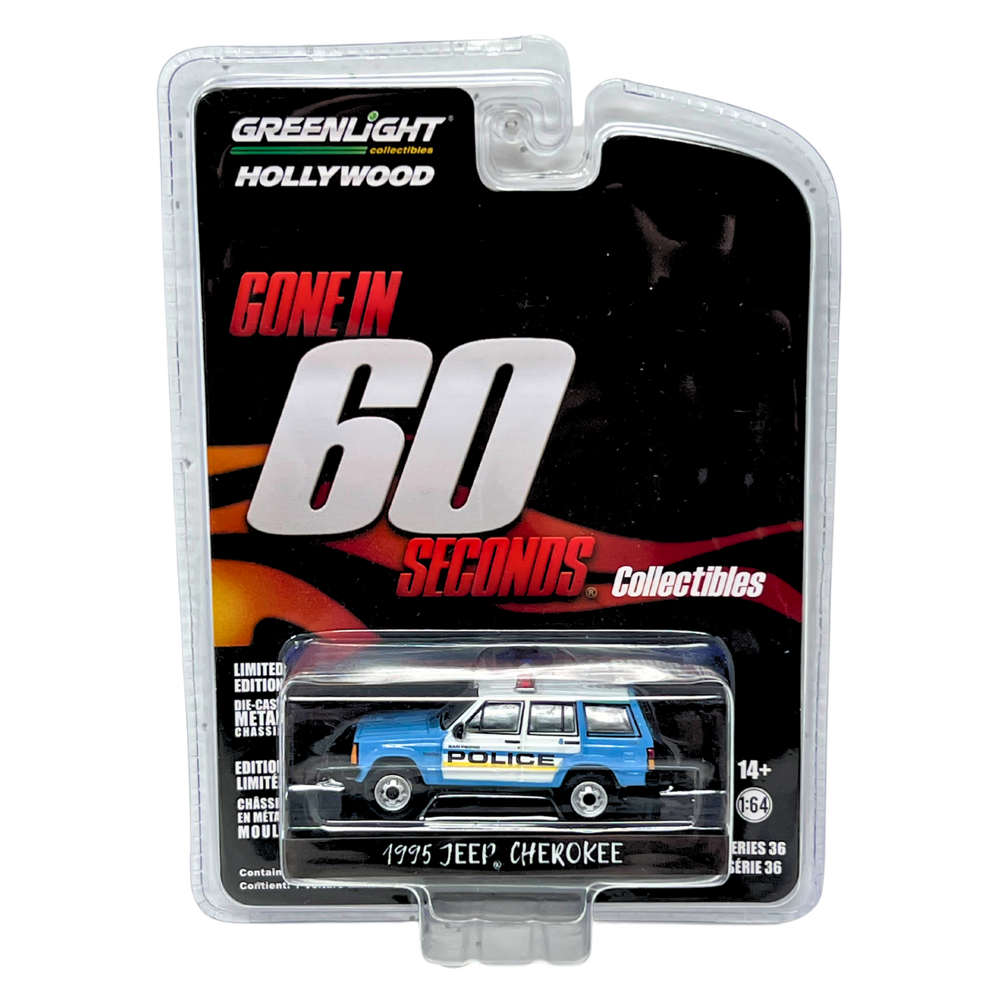 Greenlight Hollywood Gone in 60 Seconds 1995 Jeep Cherokee 1:64 Diecast