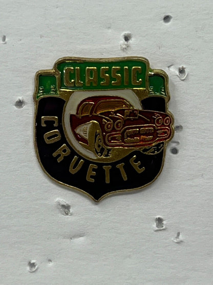 Chevrolet Classic Corvette Automotive Lapel Pin