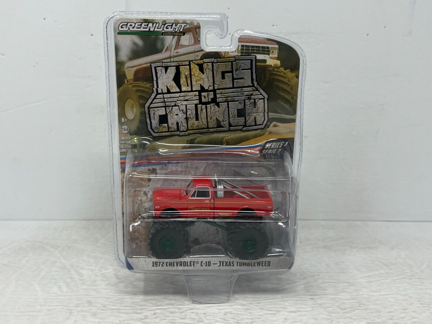 Greenlight Kings of Crunch 1972 Chevrolet C-10 Green Machine 1:64 Diecast