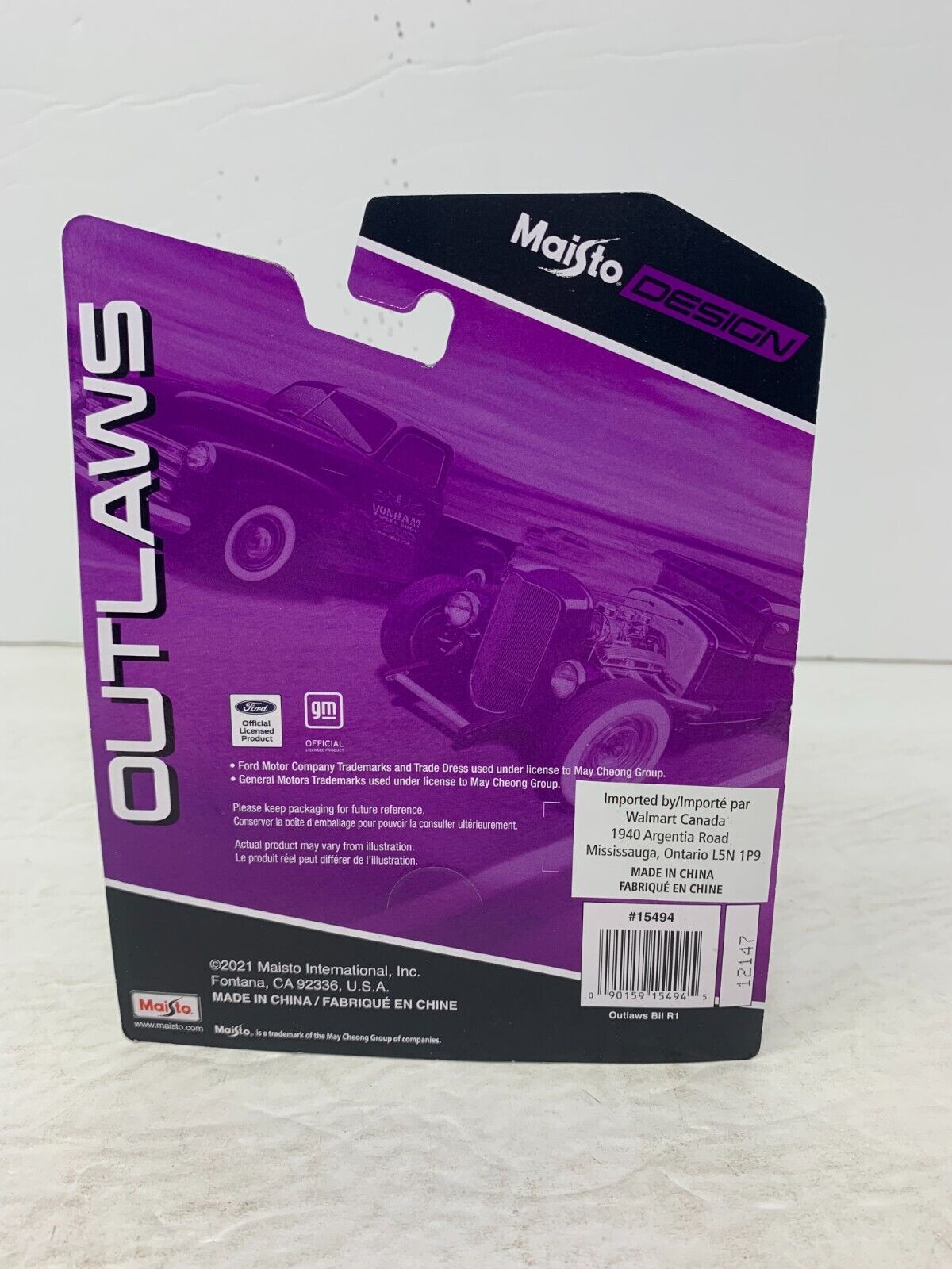 Maisto Design Outlaws 1987 Chevrolet 1500 1:64 Diecast