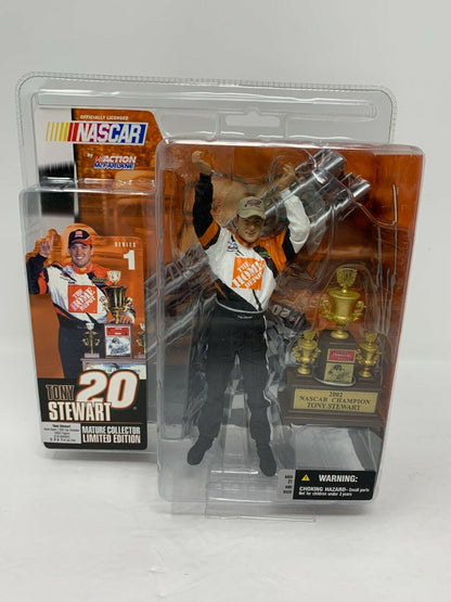 McFarlane Action Nascar #20 Tony Stewart Series 1 The Home Depot Champ Figurine