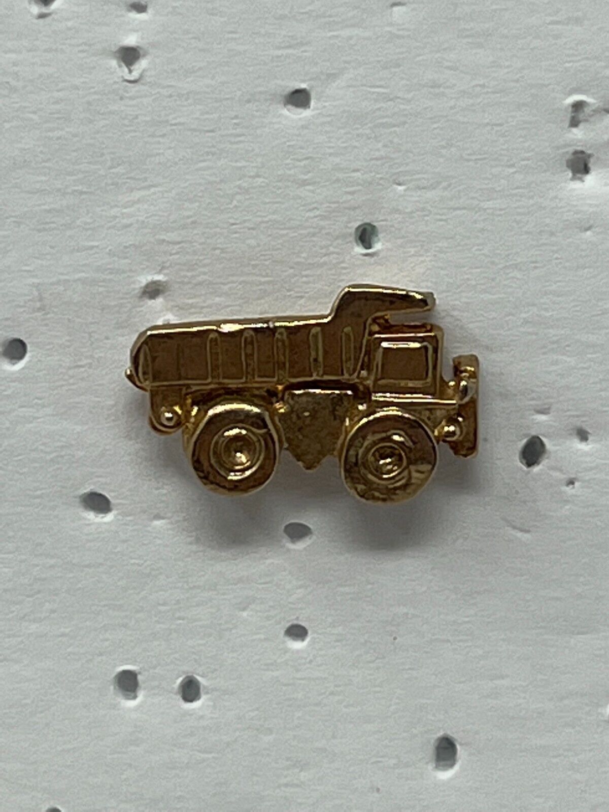 Dump Truck Semi Truck Lapel Pin