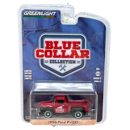 Greenlight Blue Collar Collection 1956 Ford F-100 1:64 Diecast