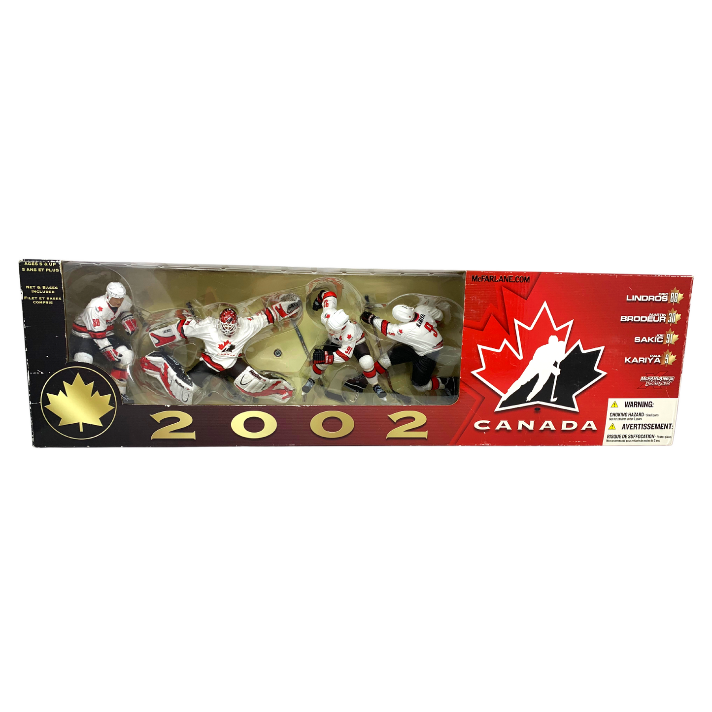 Mcfarlane NHL Team Canada 2002 Exclusive Limited Edition 4-Pack Set Figures