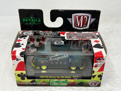 M2 Machines Wild-Cards 1960 VW Delivery Van USA Model CHASE 1:64 Diecast