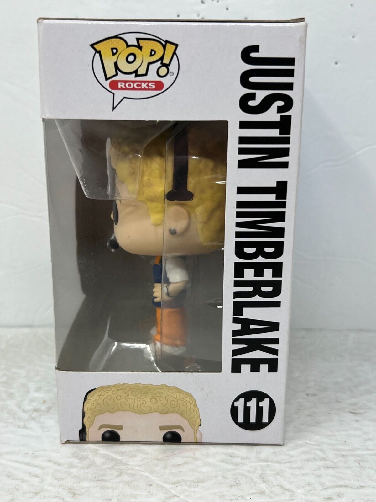 Funko Pop! Rocks Nsync #111 Justin Timberlake Vinyl Figure Vaulted