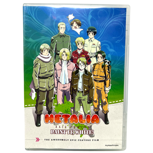 Hetalia Axis Powers - Paint It, White! (DVD, 2011) Anime Good Condition!!!