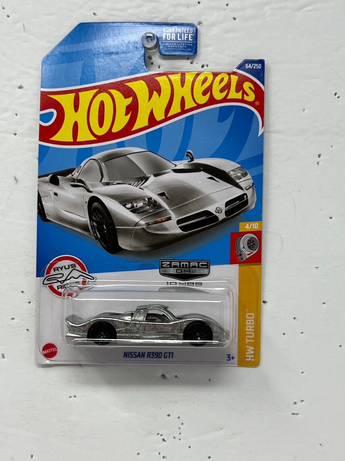 Hot Wheels Zamac HW Turbo Nissan R390 GTI 1:64 Diecast